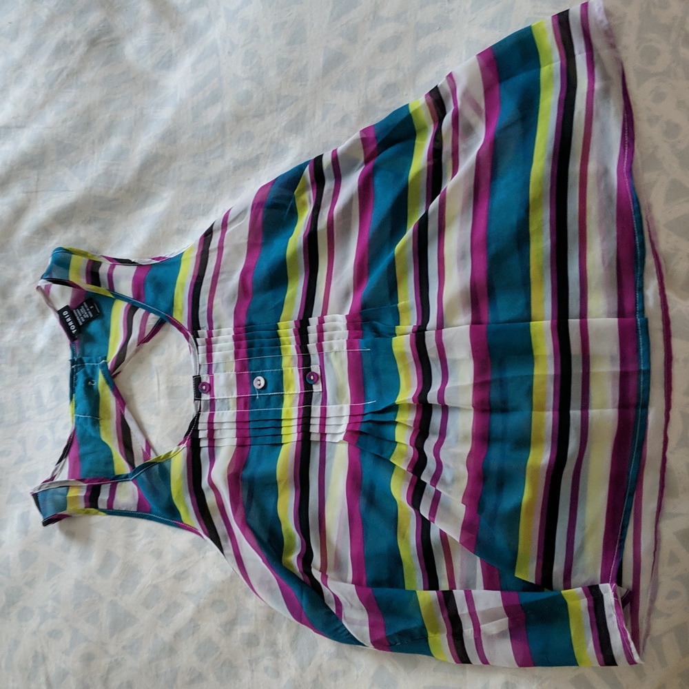 2/$12 Torrid Sheer Sleeveless Blouse
